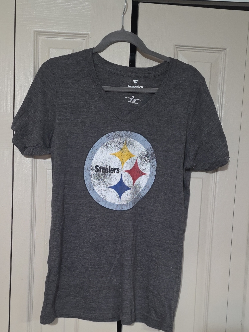Fanatics Heather Gray Logo Tee